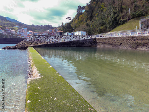 Natural pool in Mutriku, Basque Country