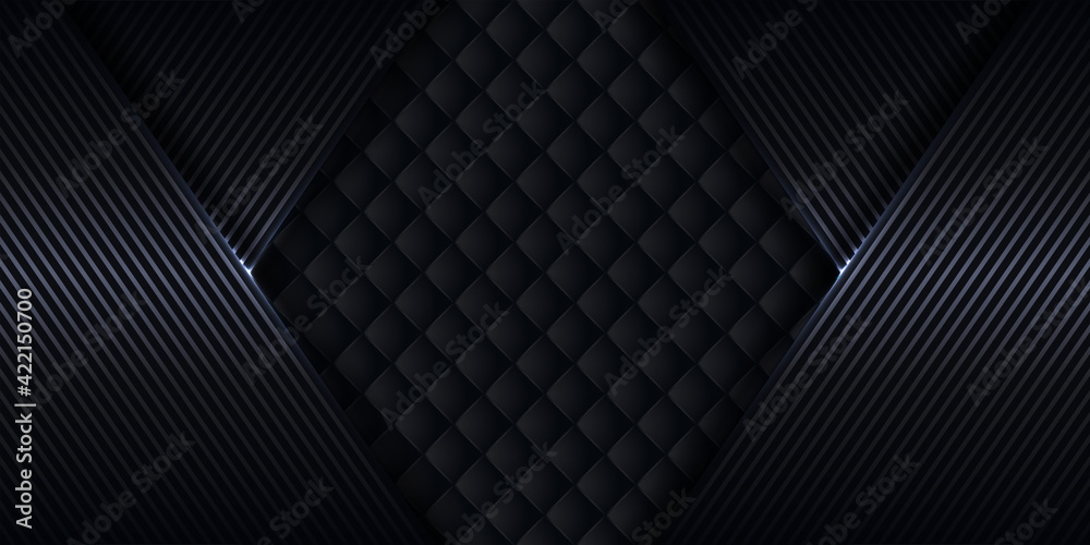Obraz premium Abstract luxury dark black metal background. graphic design element for invitation, cover, background. elegant decoration
