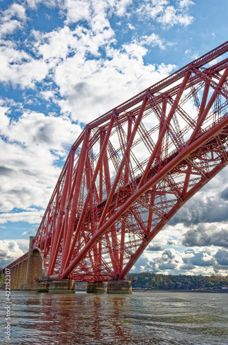 The Forth Rail Bridge at South Queensferry - Scotland