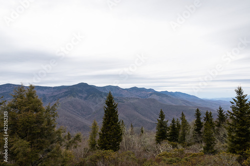 Hiking in the Black Mountains in Western North Carolina