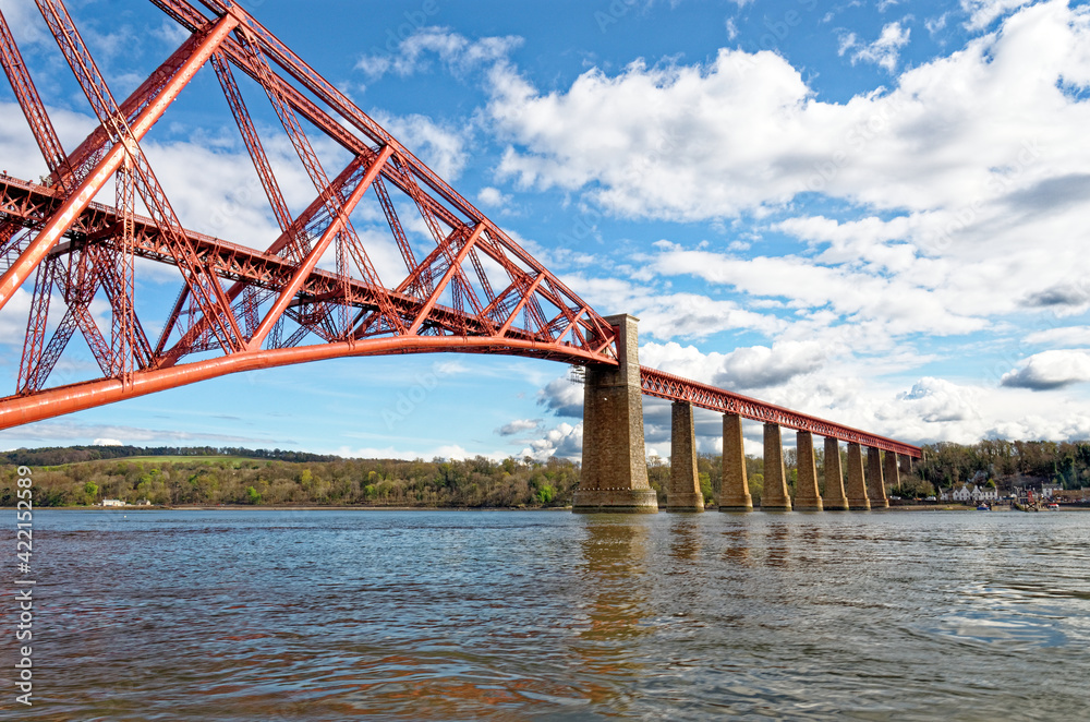 Obraz premium The Forth Rail Bridge at South Queensferry - Scotland
