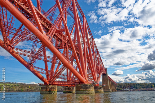 The Forth Rail Bridge at South Queensferry - Scotland