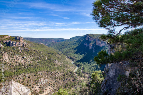 Mirador de Zaorejas, Parque Nacional del Alto Tajo, Guadalajara, Castilla la Mancha, España