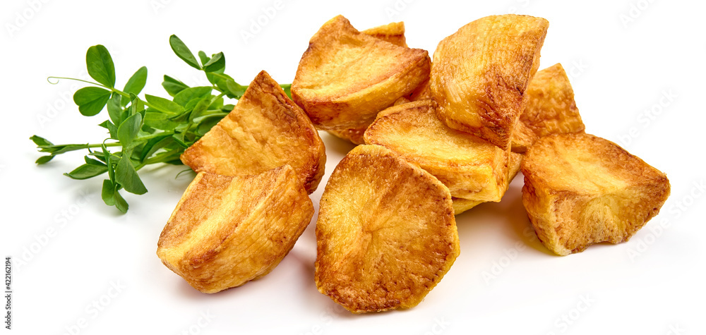 Baked potatoes, isolated on white background. High resolution image Baked potatoes, isolated on white background. High resolution image