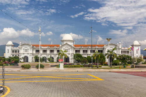 Картината върху платно Historic train station in Ipoh, Malaysia.