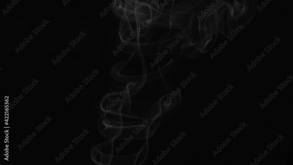 Abstract white fog or smoke move on black color background Abstract white fog or smoke move on black color background