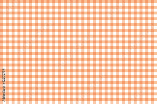 Orange checkered pattern, seamless, for textile,fabric, paper