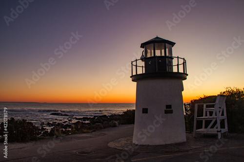 Marginal Way Lighthouse at Sunrise