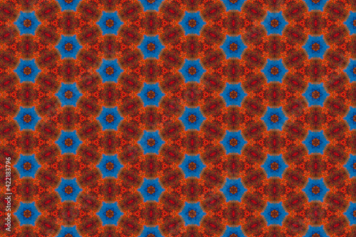 Colorful geometric abstract pattern for textile and design
