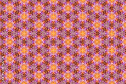 Colorful geometric abstract pattern for textile and design