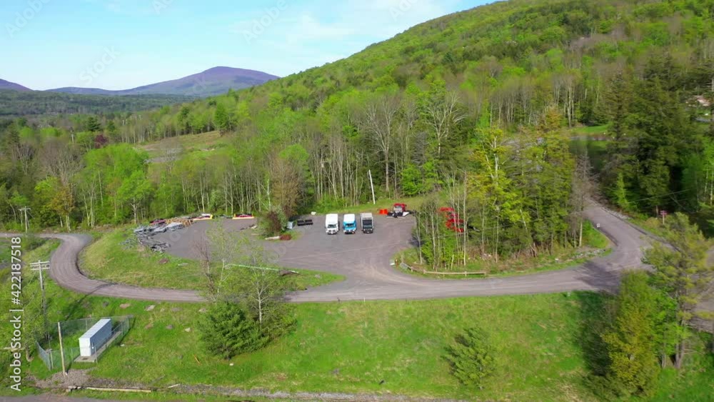 Aerial View of Mountains in the Catskills Aerial View of Mountains in the Catskills