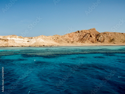 Amazing landscape view in Sharm El Sheikh  Red Sea  Egypt.