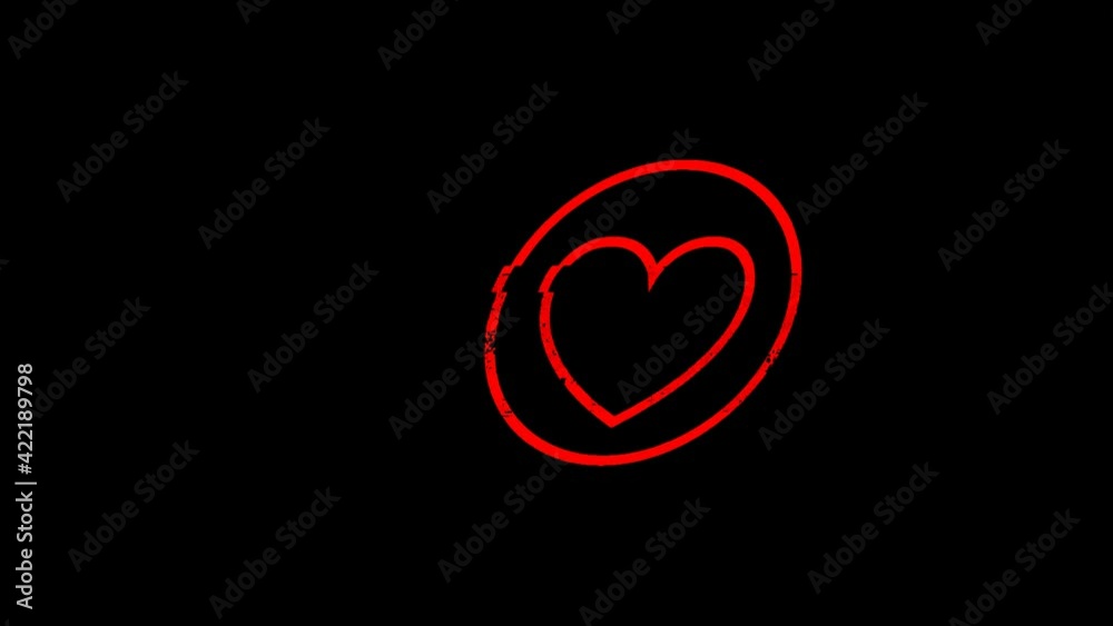 Line heart hud holographic symbol on digital old tv screen seamless loop glitch animation. Hearts. Dynamic retro and joyful. Colorful and vintage video footage. Line heart hud holographic symbol on digital old tv screen seamless loop glitch animation. Hearts. Dynamic retro and joyful. Colorful and vintage video footage.