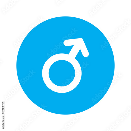 male gender icon vector