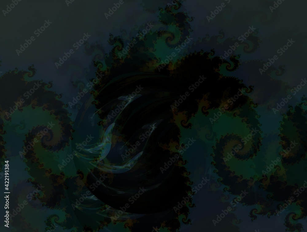 Imaginatory fractal background generated Image
