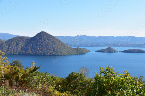 展望台より見る洞爺湖