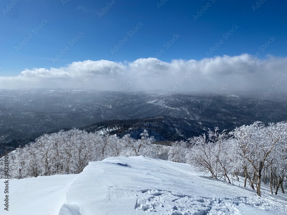 Fototapeta premium winter mountain landscape