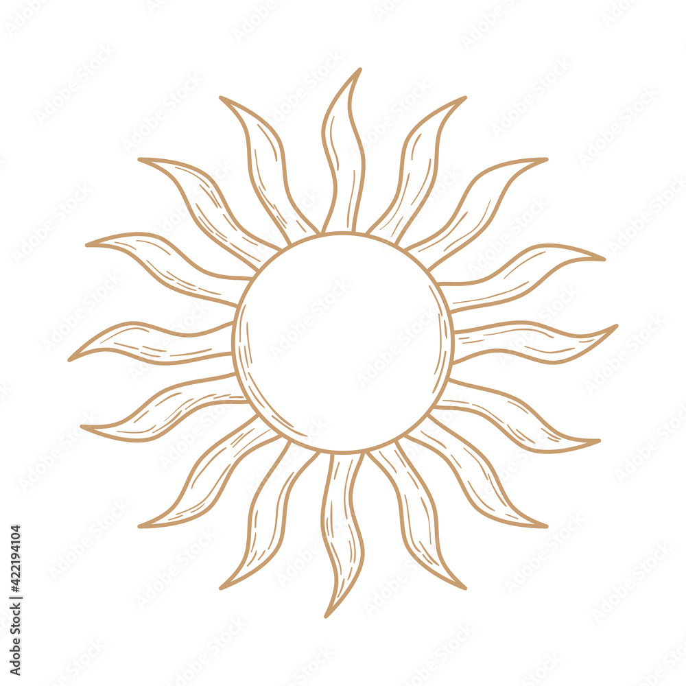 astrological sun design