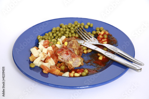Tableau sur toile Food leftovers
