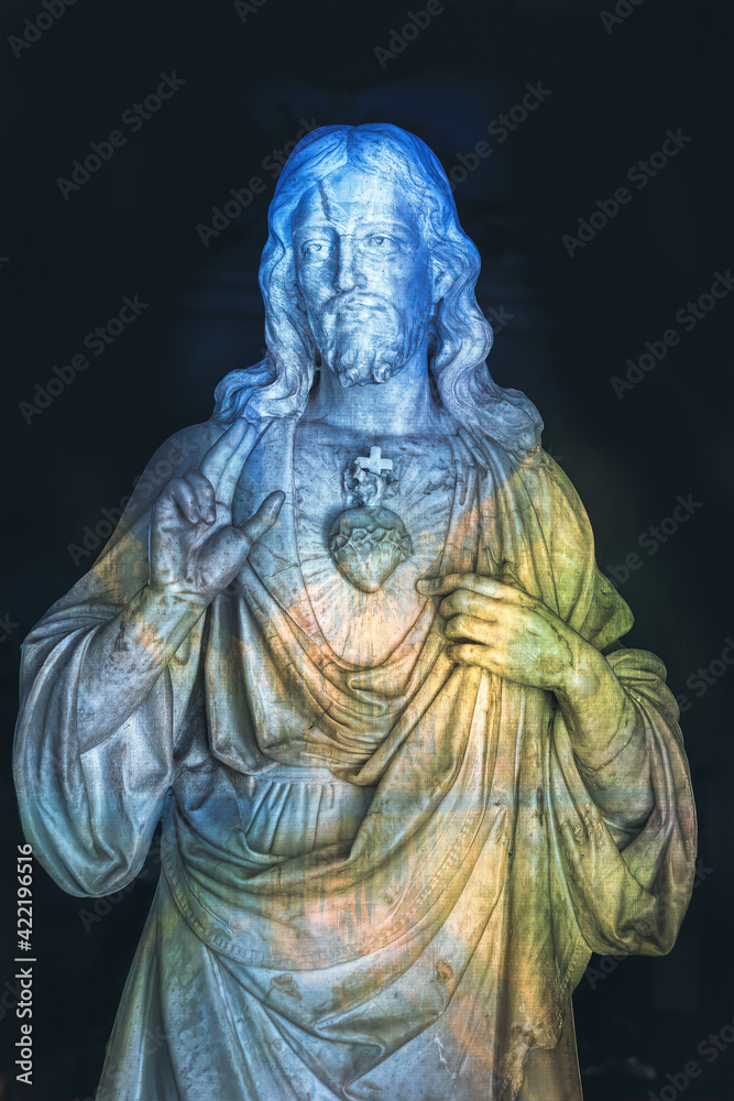 The Sacred Heart of Jesus, Catholic Christian Image The Sacred Heart of Jesus, Catholic Christian Image