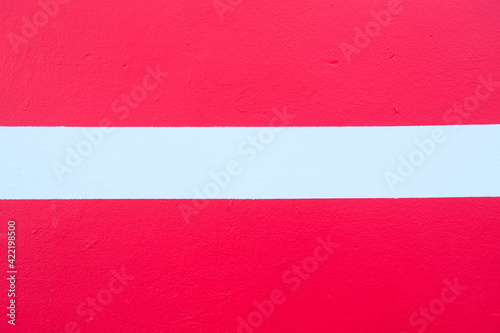 Perfect empty background with pink and white wide stripes.