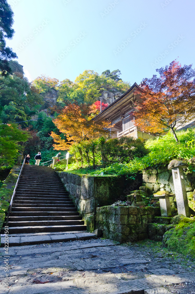 Yamadera Mountain temple of Yamagata, Japan. Yamadera Mountain temple of Yamagata, Japan.