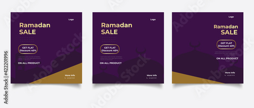 Ramadan sale instagram posts collection