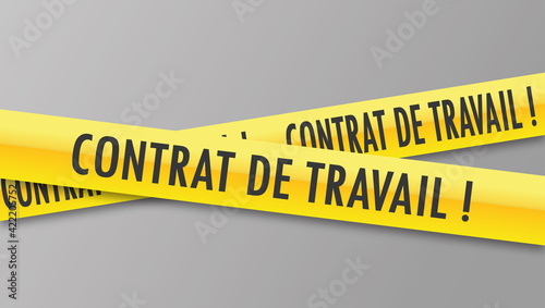 Logo contrat de travail.
