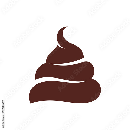 Chocolate logo design vector illustration, Creative Chocolate logo design concept template, symbols icons
