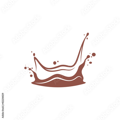 Chocolate logo design vector illustration, Creative Chocolate logo design concept template, symbols icons