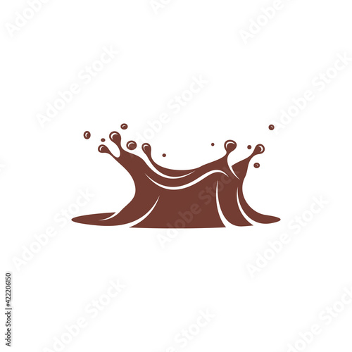 Chocolate logo design vector illustration, Creative Chocolate logo design concept template, symbols icons