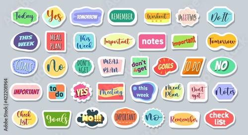 Decorated scrapbooking stickers