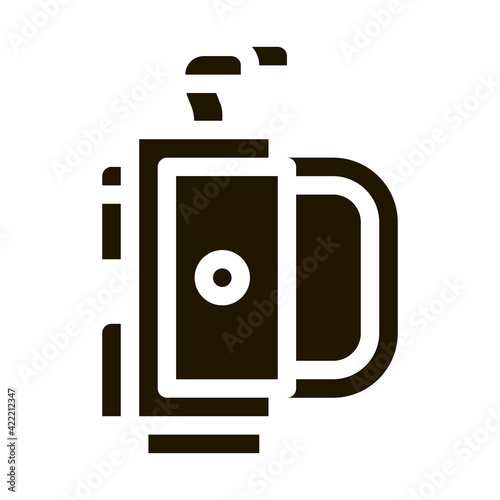 Golf Putters Bag Icon Vector Glyph Illustration