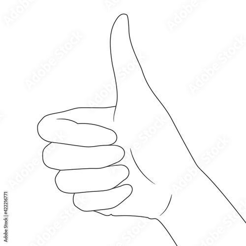 Good sign with hand gesture