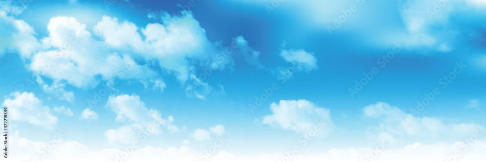 空雲風景背景stock Vector Adobe Stock