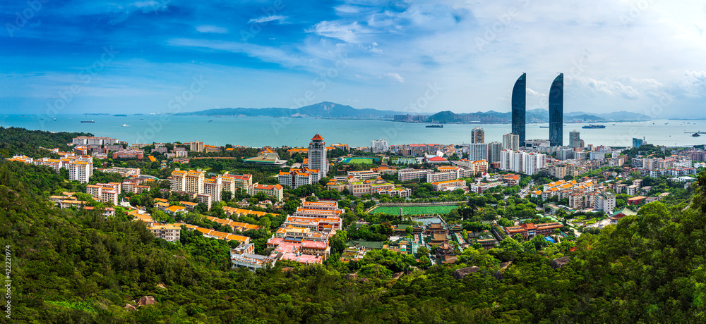 Xiamen University and old town