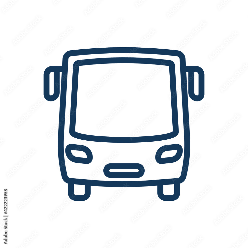 Bus icon. Public transportation icon. Bus icon. Public transportation icon.