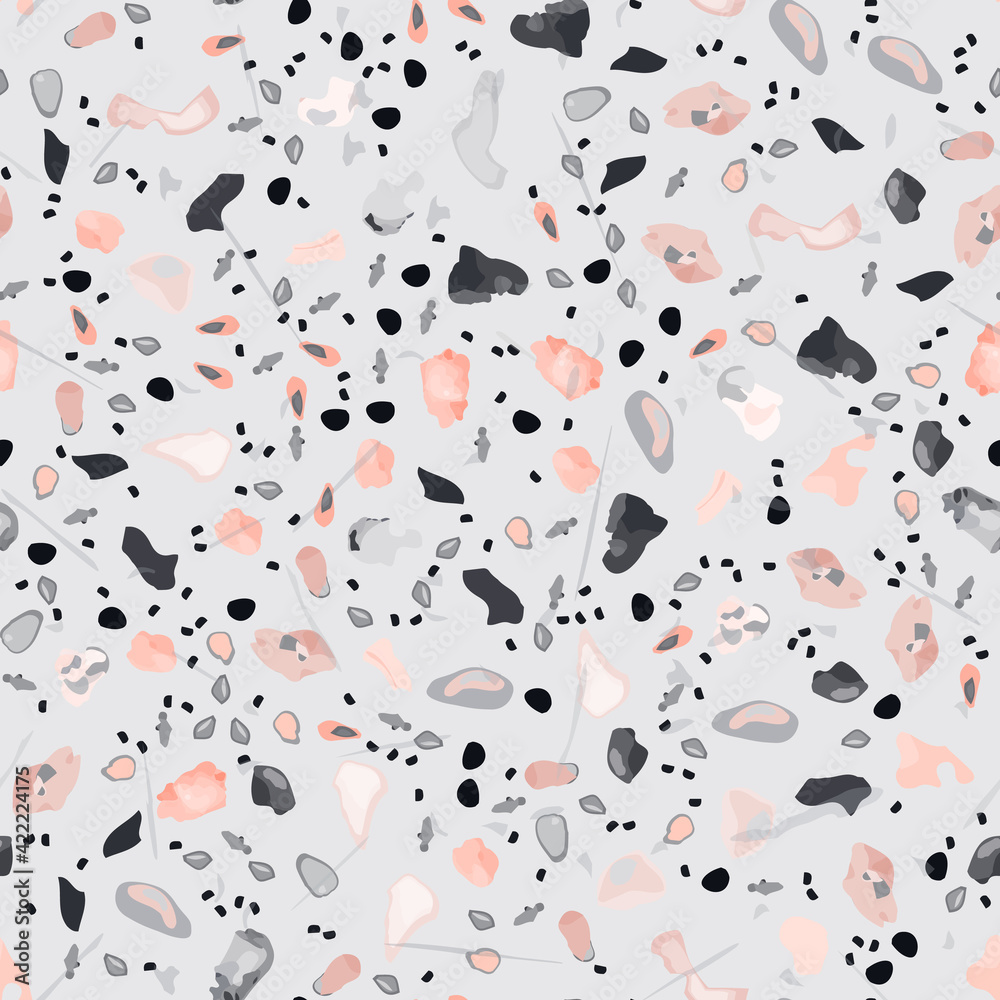 Terrazzo Texture Vector. Flooring Seamless Pattern Terrazzo Texture Vector. Flooring Seamless Pattern