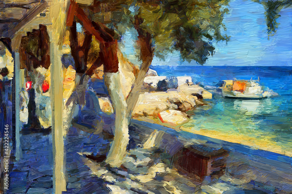 Autocolante Summer seascape