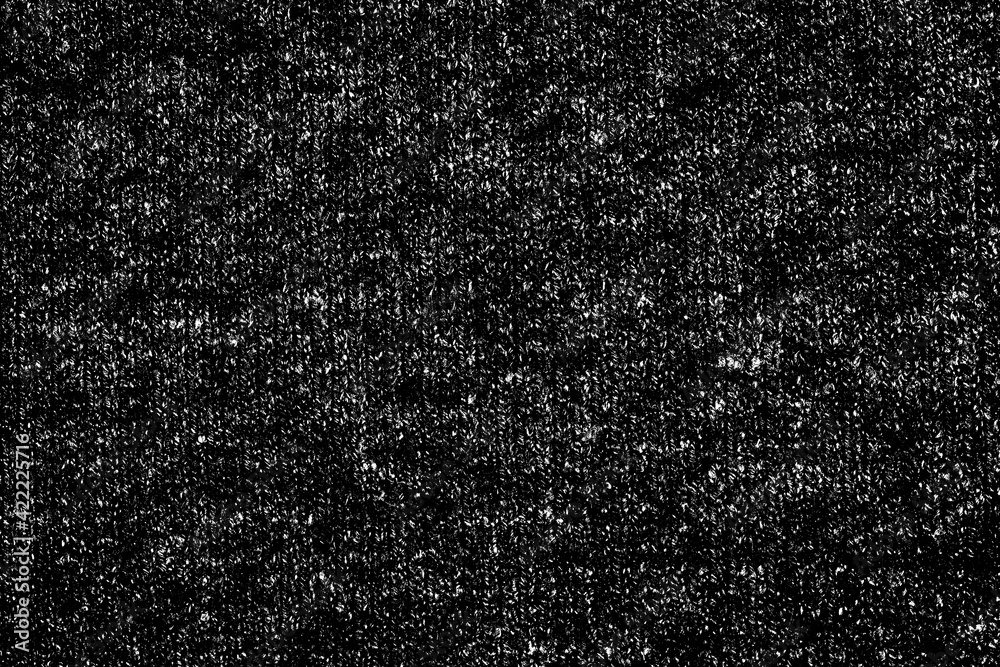 Fototapeta premium Chaotic white bokeh on a black background. light spots texture, abstraction. falling snow. starry sky. bright glare of light texture