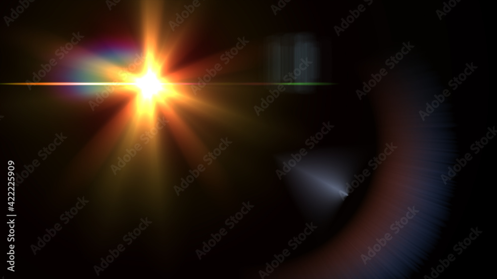 ens flare,Abstract Natural Sun flare on the black background, flare light transition, effects sunlight ens flare,Abstract Natural Sun flare on the black background, flare light transition, effects sunlight