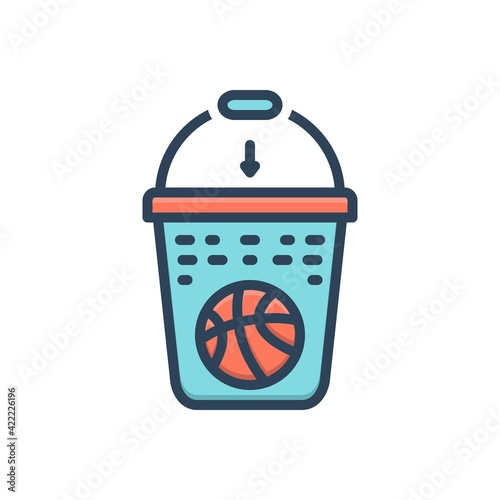 color illustration icon for in