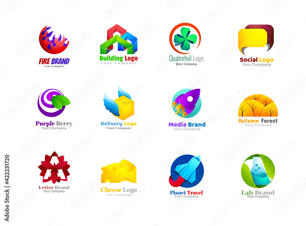 Unusual Icons Set Isolated On White Background - Vector Illustration, Graphic Design.