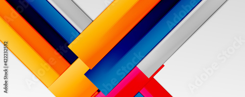 Free Download Color abstract lines trendy geometric background for business or technology presentation, internet poster or web brochure cover, wallpaper - GFXLoad