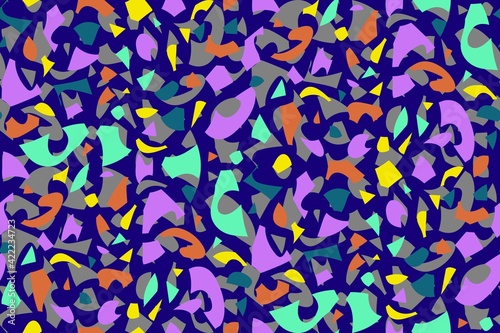 Abstract seamless background pattern. Vector illustration  fabric swatch  wallpaper.