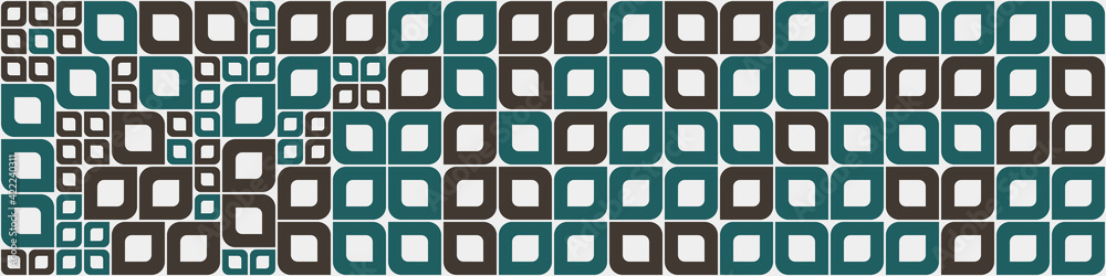 Abstract Geometric Pattern generative computational art illustration