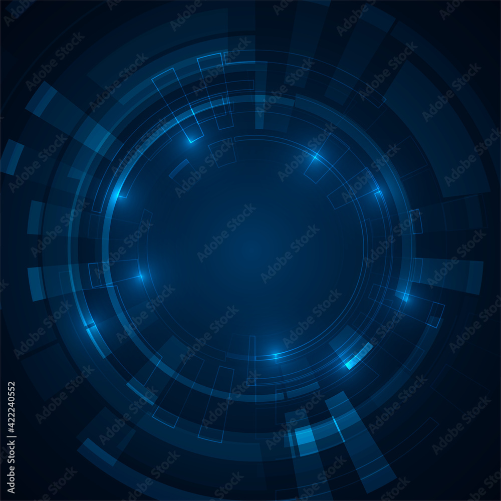 Abstract futuristic circles Abstract futuristic circles