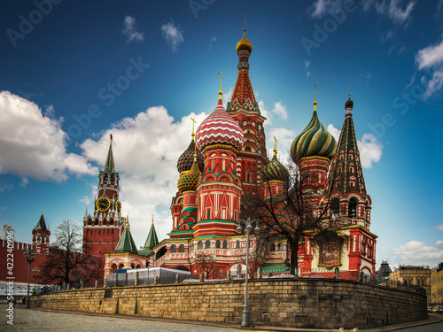 St. Basil's Cathedral. Moscow Russia. High quality photo