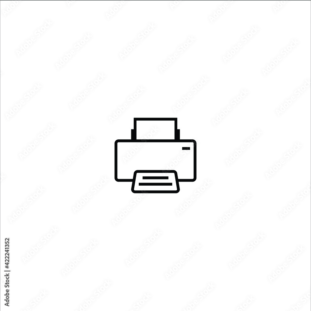 printer icon vector illustration printer icon vector illustration