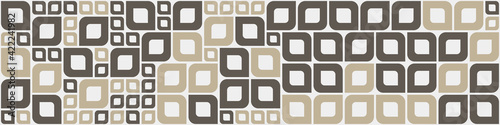 Abstract Geometric Pattern generative computational art illustration